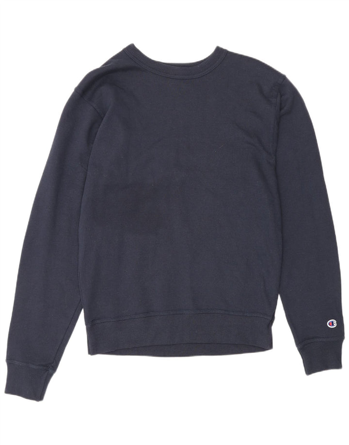 Champion Herre sweatshirt Jumper lille marineblå bomuld