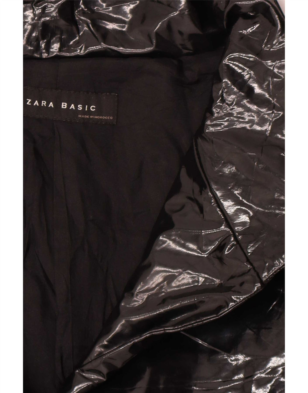 Zara Womens Bomber Jacket UK 10 Small Black