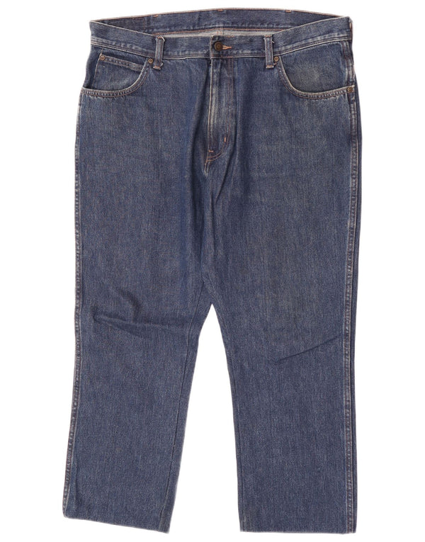 Wrangler Womens Regular Fit Cropped Jeans W38 L26 blå bomuld