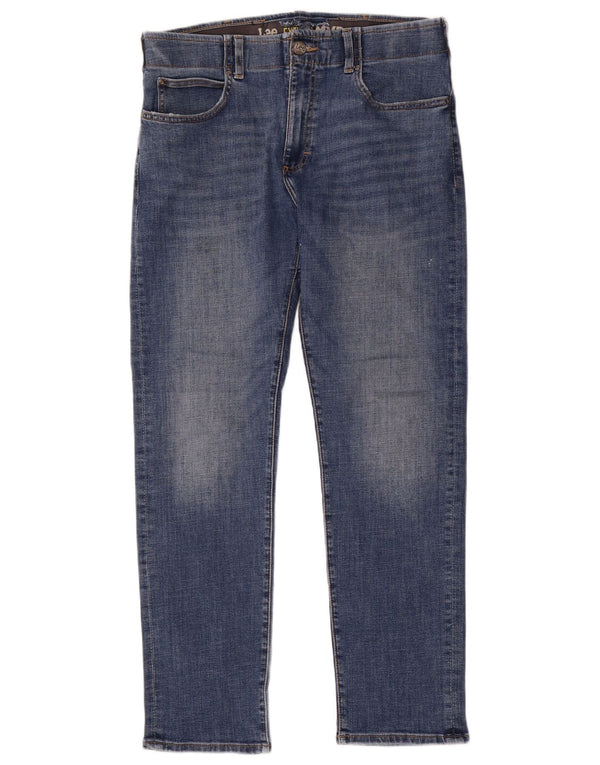 Lee Mens Extreme Motion Slim Jeans W36 L32 Blå Bomuld