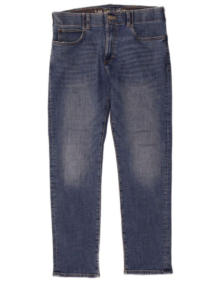 Lee Mens Extreme Motion Slim Jeans W36 L32 Blå Bomuld