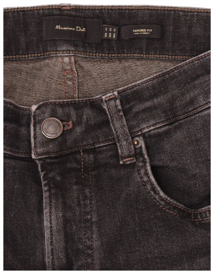 Massimo Dutti Herre Tapered Jeans EU 42 Large W32 L29 Grå