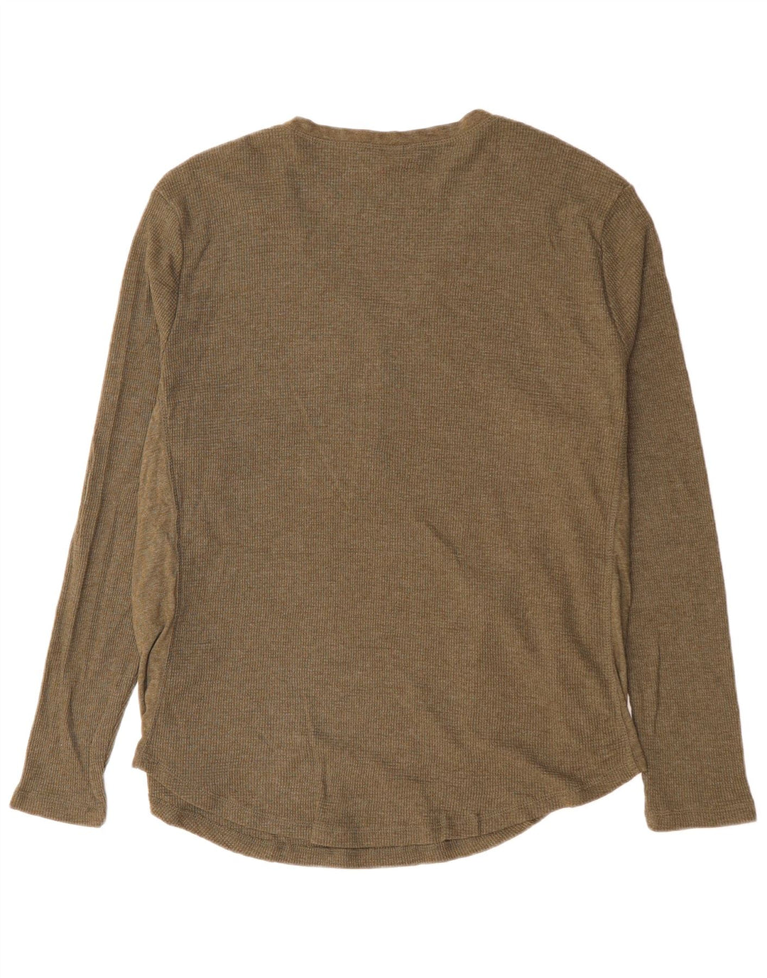 Eddie Bauer Dame Top Langærmet UK 20 2XL Khaki Bomuld