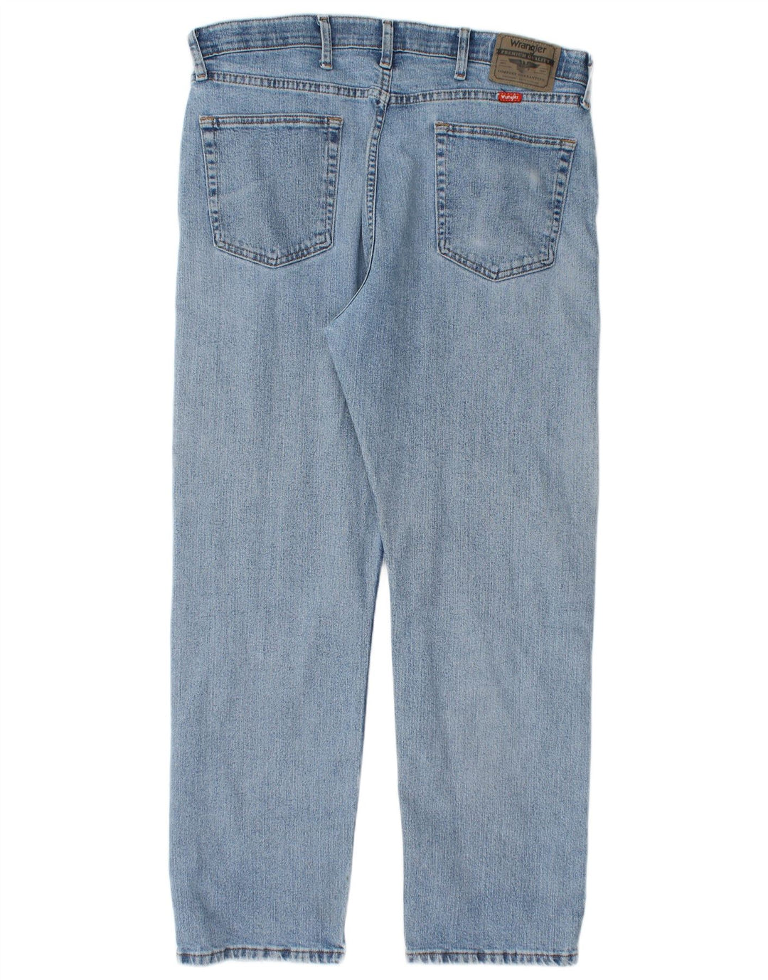 WRANGLER Herre Regular Fit Straight Jeans W36 L30 Blå Bomuld