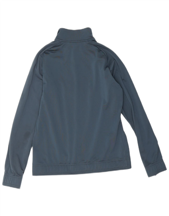 Puma træningsdragt topjakke til kvinder UK 10 Small Blue Colourblock Polyester