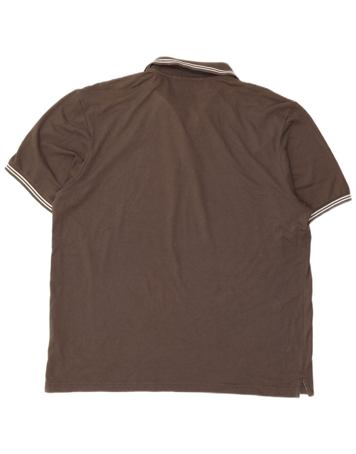 CHAMPION Herre Easy Fit Polo Shirt 3XL Brun Bomuld