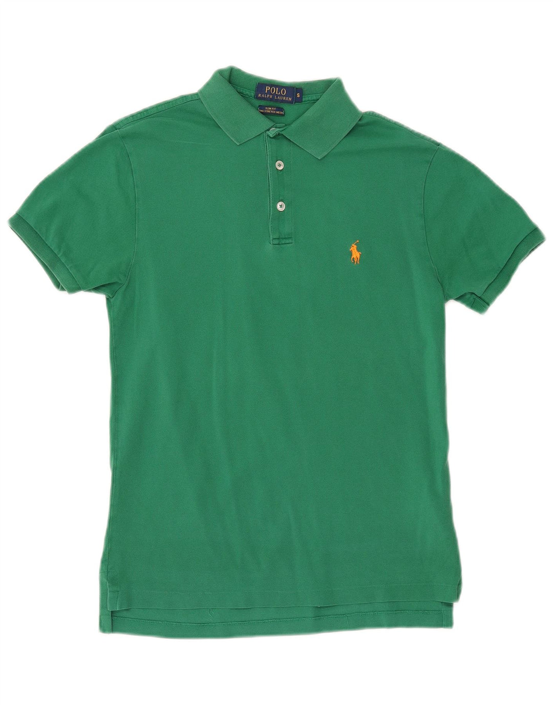 POLO RALPH LAUREN Herre Slim Fit Polo Shirt Lille Grøn Bomuld
