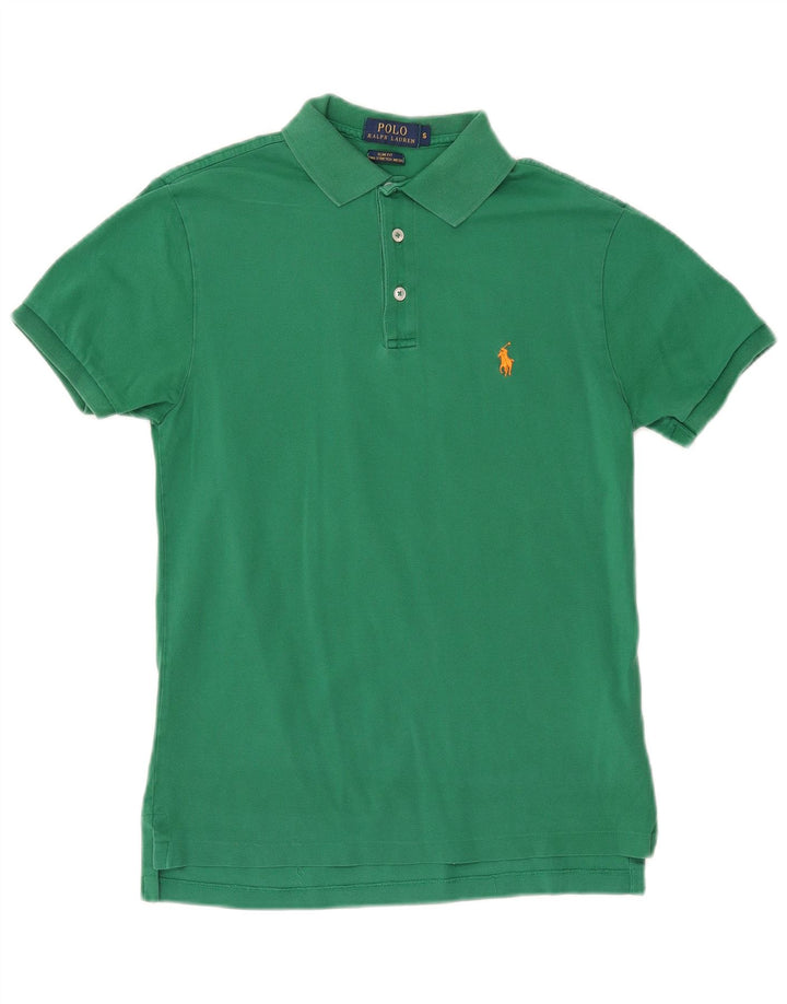 POLO RALPH LAUREN Herre Slim Fit Polo Shirt Lille Grøn Bomuld