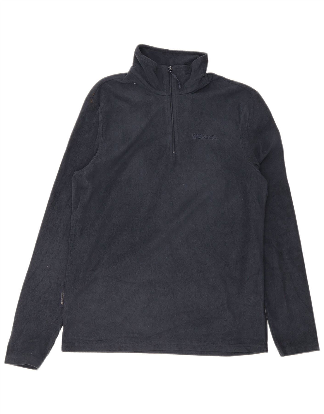 Mountain Warehouse Herre lynlås hals fleece jumper XS marineblå polyester