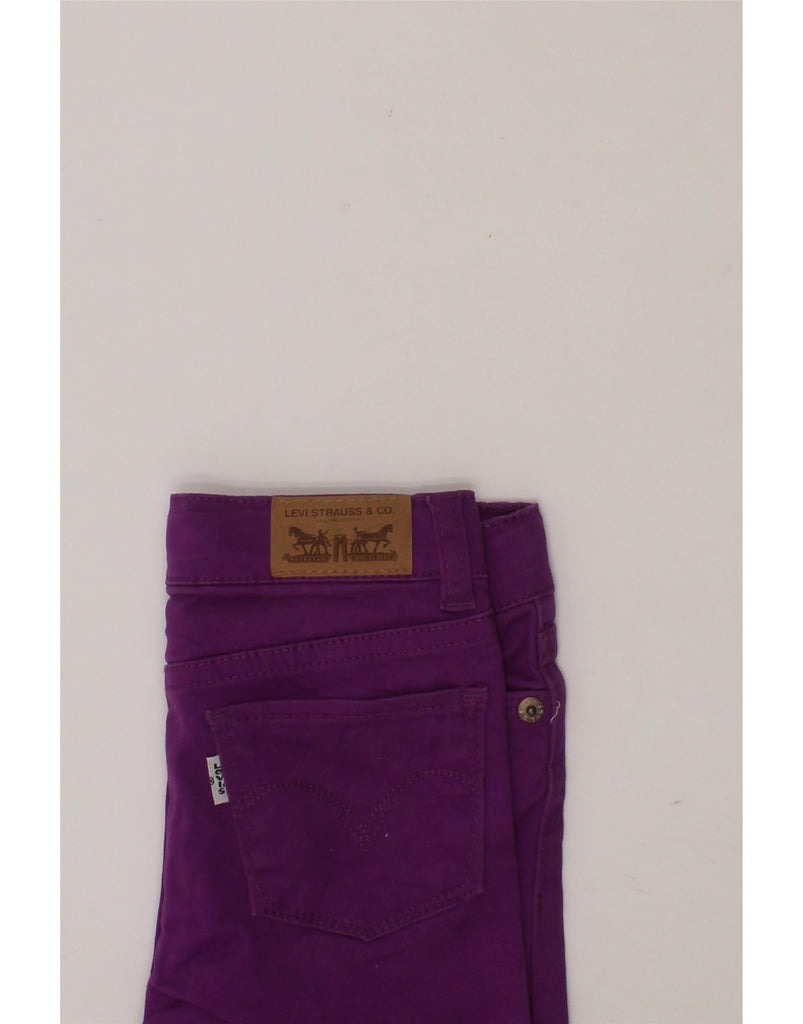 LEVI'S Girls Legging Slim Jeans 2-3 Years W19 L14 Purple Cotton Vintage Levi's and Second-Hand Levi's from Messina Hembry 