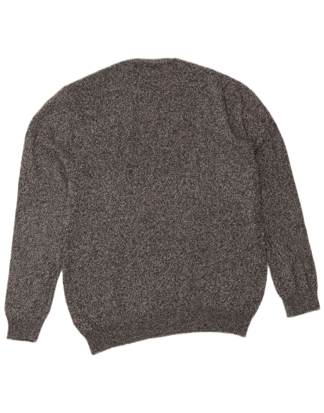 Jack Wills Herre Crew Neck Jumper Sweater Stor Grå Flecked Merino Wool