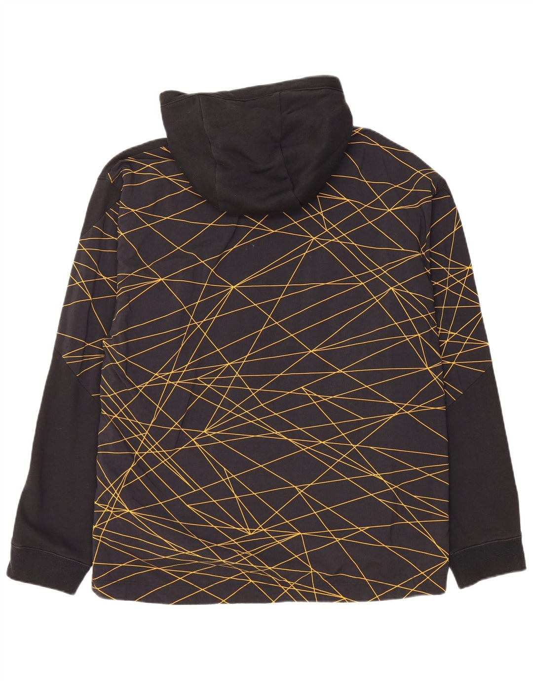 JORDAN Herre Paris Grafisk Loose Fit Hættetrøje Jumper Stor Sort Geometrisk