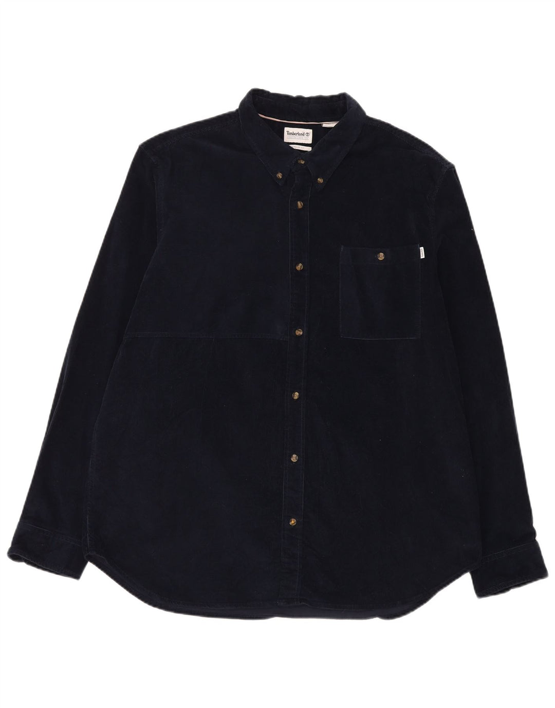Timberland Herre Corduroy Regular Fit skjorte 2XL marineblå