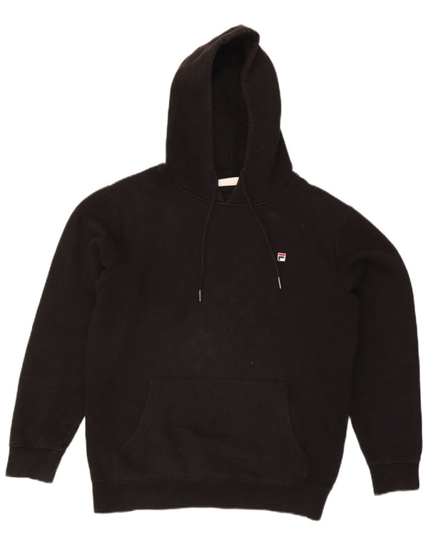 Fila Herre Loose Fit Hoodie Jumper XS Sort Bomuld