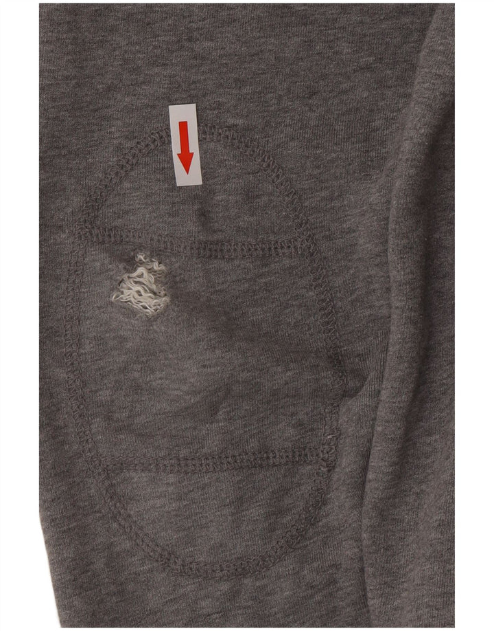 Tommy Hilfiger Herre Grafisk Cardigan Sweater Stor Grå Bomuld