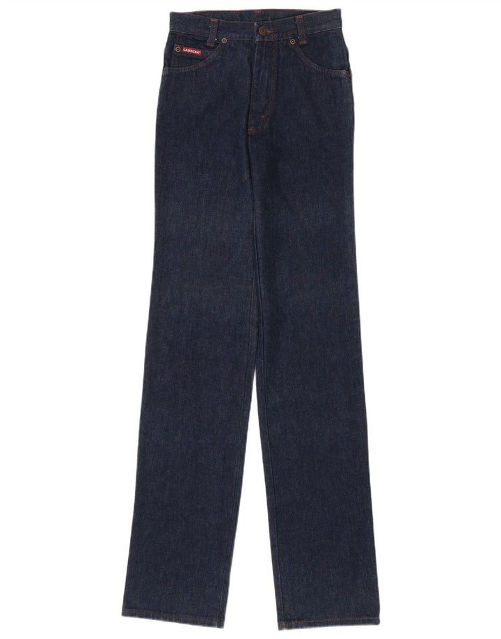 Carrera lige jeans til kvinder W26 L35 marineblå bomuld