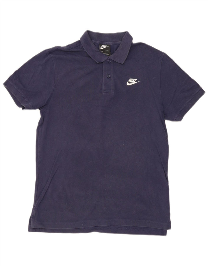 Nike herre poloshirt Medium marineblå bomuld