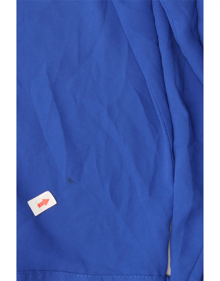Marks & Spencer Dame 3/4-ærmet bluse Top UK 18 XL Blå Polyester