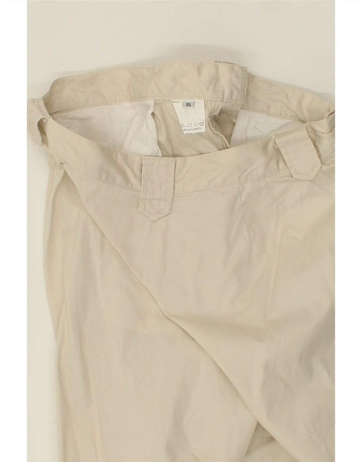 ELEGANT PROJECT Mens Pegged Casual Shorts IT 48 Medium W30 Beige Vintage Elegant Project and Second-Hand Elegant Project from Messina Hembry 