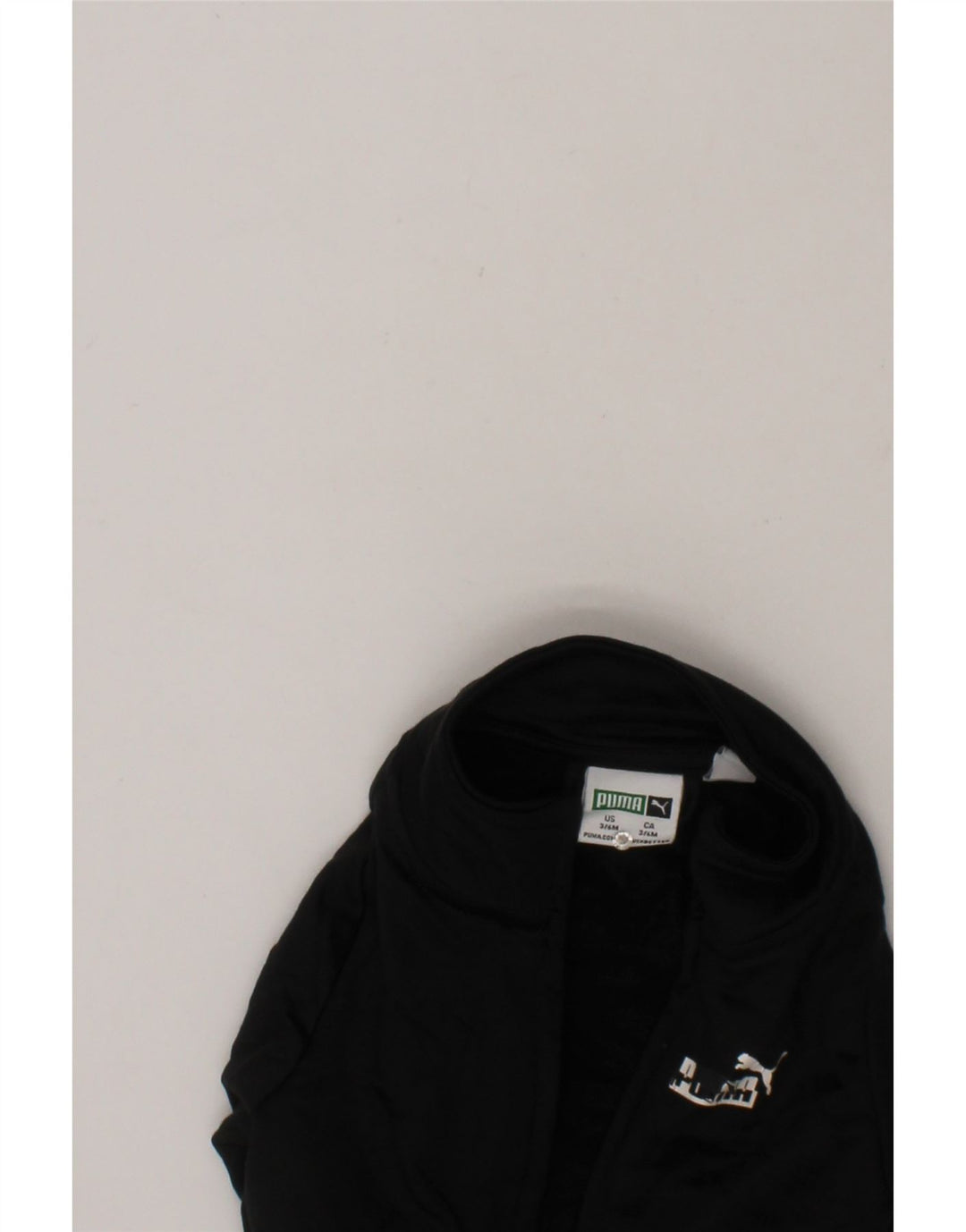 PUMA Baby Boys Tracksuit Top Jacket 3-6 Months Black Colourblock Polyester Vintage Puma and Second-Hand Puma from Messina Hembry 