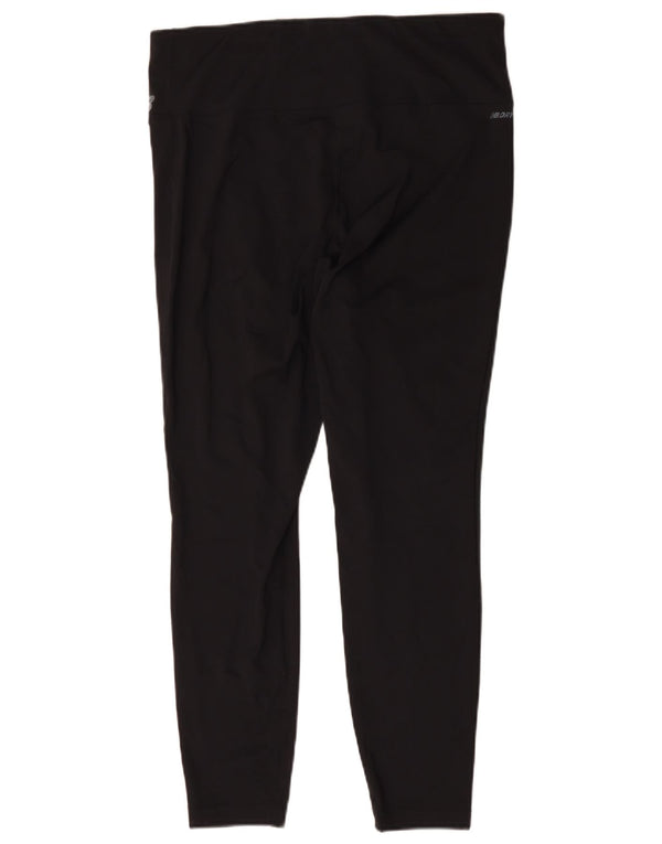 New Balance Dame Leggings UK 18 XL Sort Spandex