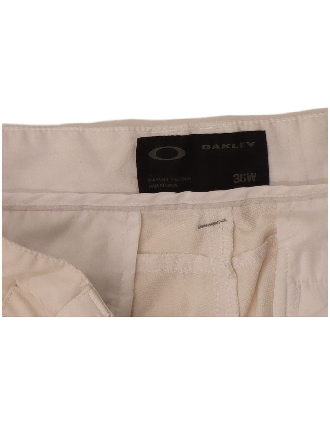 Oakley Herre Chino Shorts W36 Large Off White