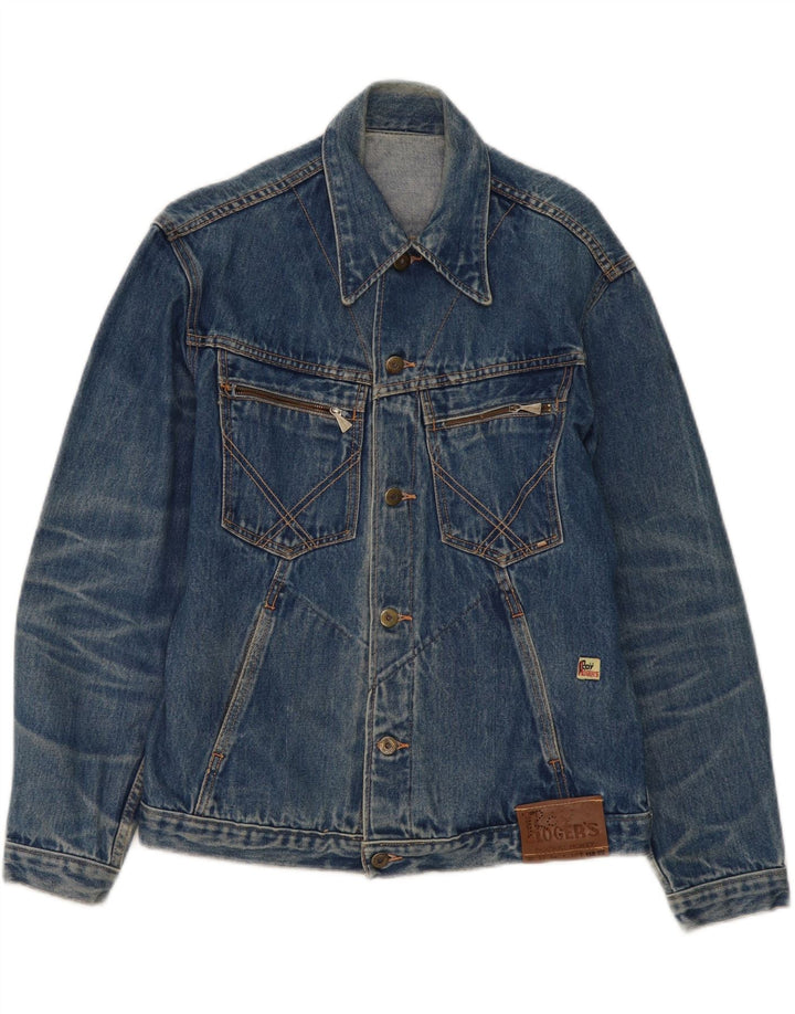 ROY ROGERS Mens Denim Jacket UK 36 Small Blue Vintage Roy Rogers and Second-Hand Roy Rogers from Messina Hembry 