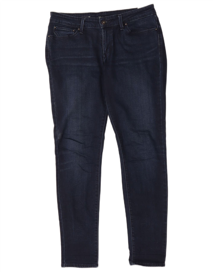 Levi's Skinny Jeans til kvinder W29 L32 Marineblå bomuld