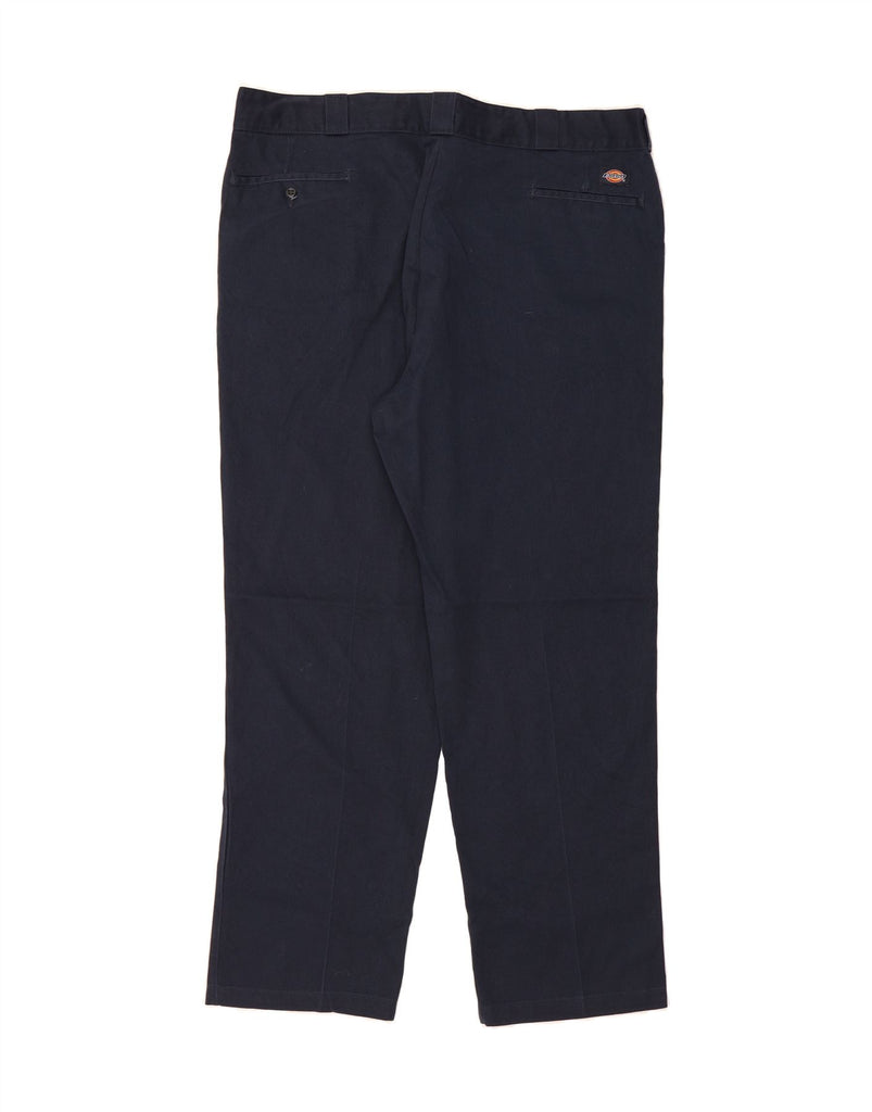 DICKIES Mens 874 Straight Chino Trousers W43 L32 Navy Blue Vintage Dickies and Second-Hand Dickies from Messina Hembry 