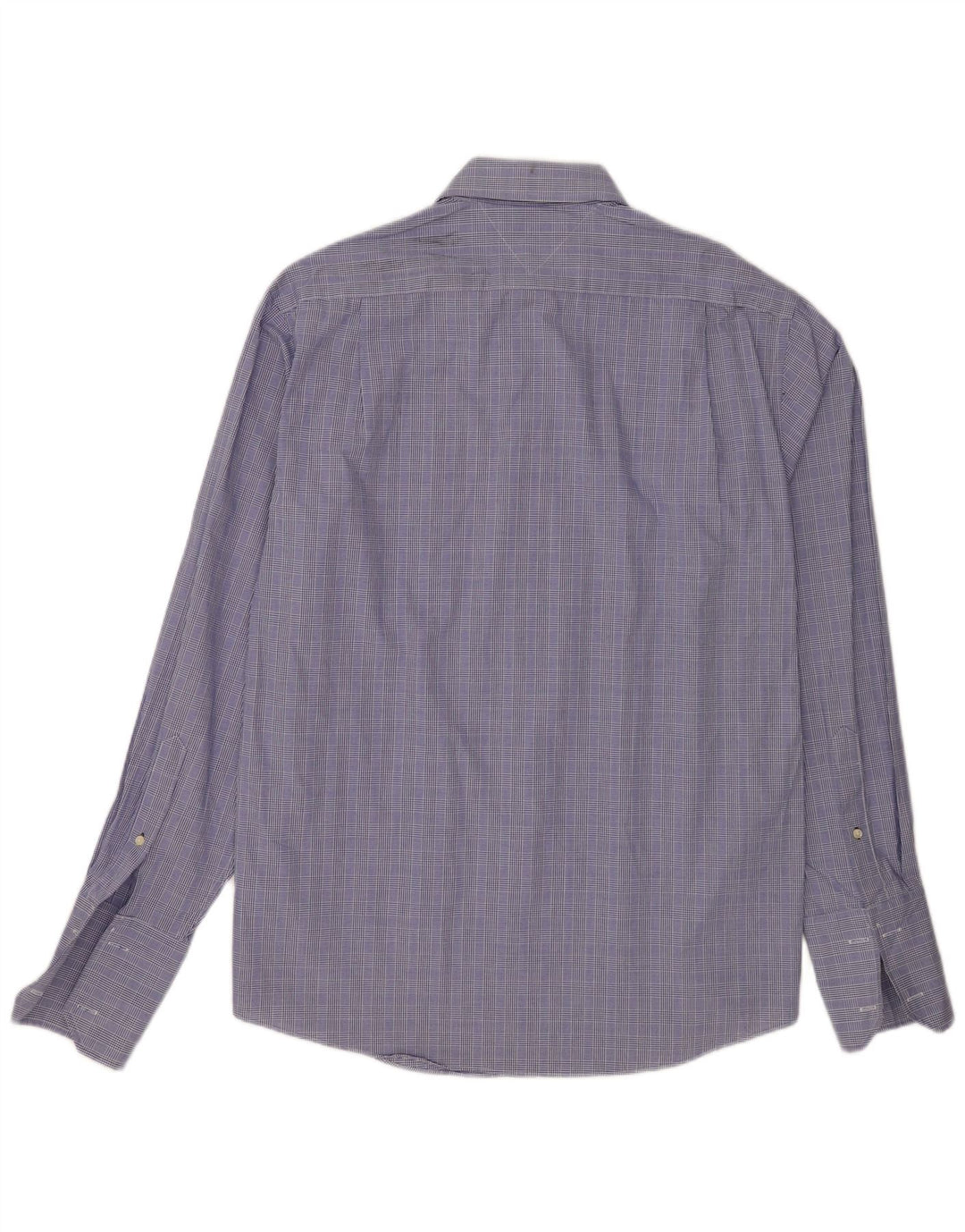 Tommy Hilfiger Formel Herreskjorte Størrelse 15 1/2 Medium Blue Houndstooth
