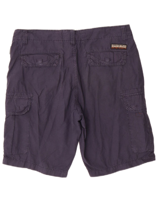 Napapijri Herre Cargo Shorts W33 Medium Marineblå Bomuld
