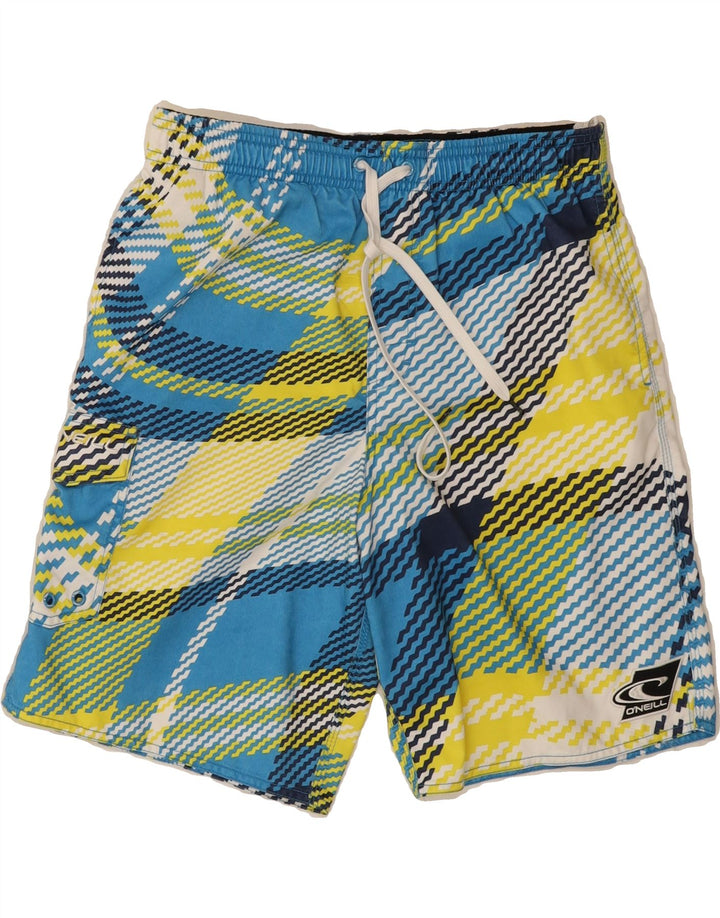 O'NEILL Mens Swimming Shorts Small  Multicoloured Geometric Vintage O'Neill and Second-Hand O'Neill from Messina Hembry 