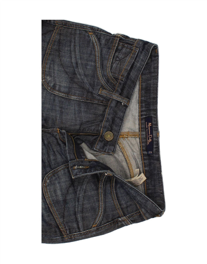 MASSIMO DUTTI Womens Straight Jeans W29 L27 Blue Cotton Vintage Massimo Dutti and Second-Hand Massimo Dutti from Messina Hembry 