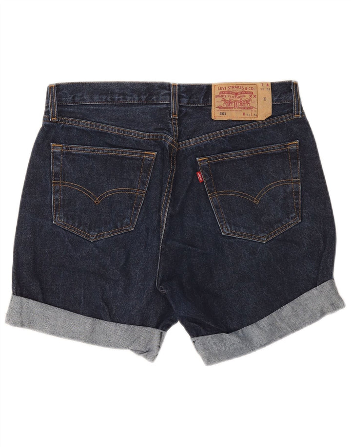 Levi's Herre 501 denimshorts W34 Large Navy Blue