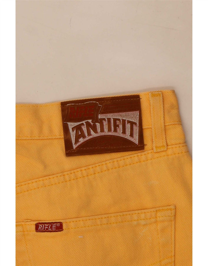 Rifle Herre Straight Jeans W32 L29 Gul
