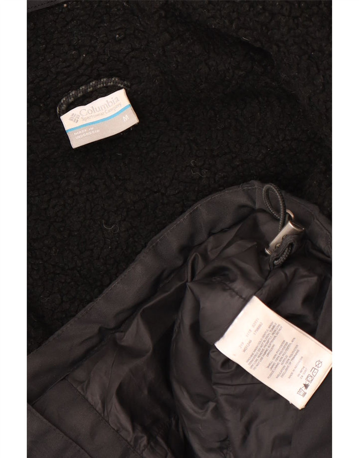 Columbia Herre Hooded Utility Jacket UK 38 Medium Black Polyester