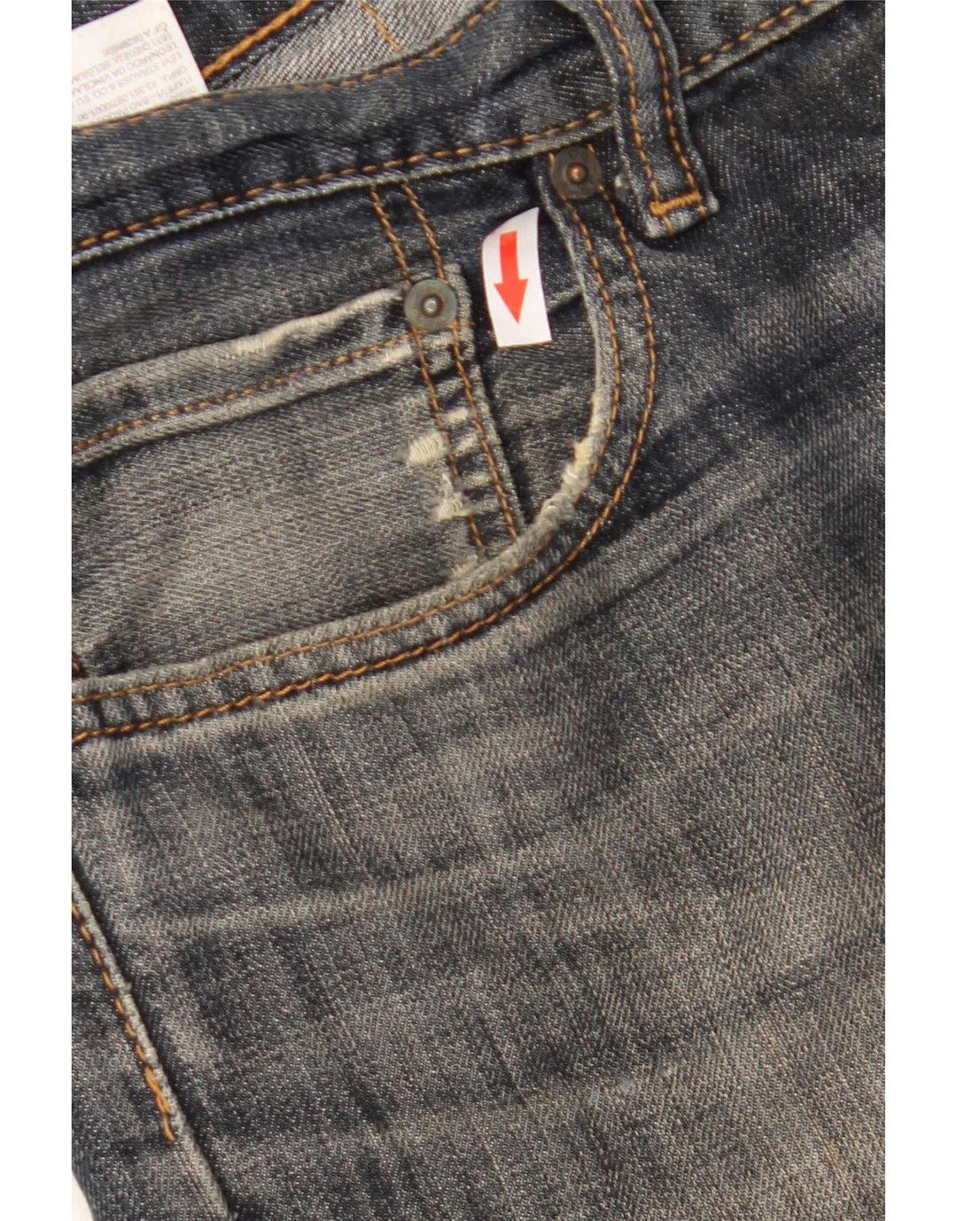 Levi's Herre 505 Straight Jeans W36 L30 Blå Bomuld