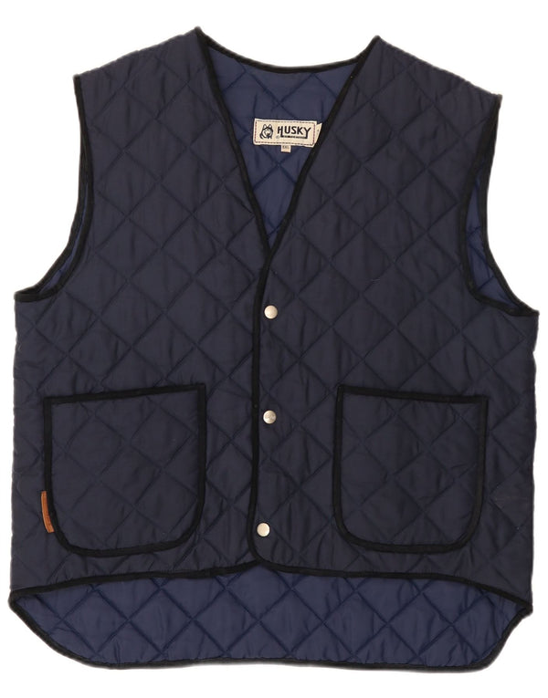 Husky Herre Quiltet Gilet UK 44 2XL Navy Blue