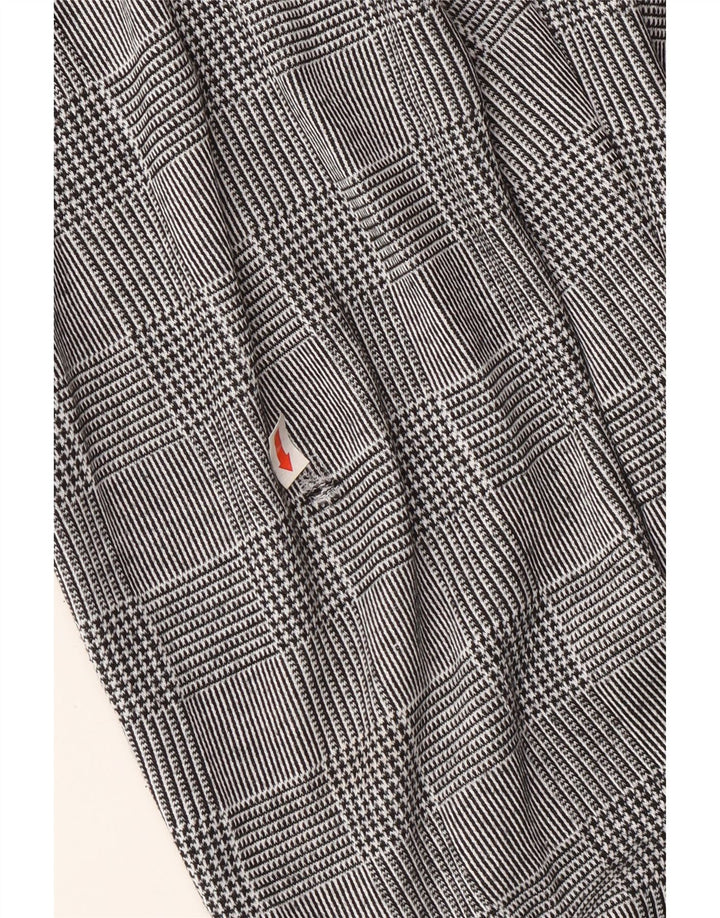 ZARA Womens Skinny Casual Trousers Medium W28 L27 Grey Check Vintage Zara and Second-Hand Zara from Messina Hembry 