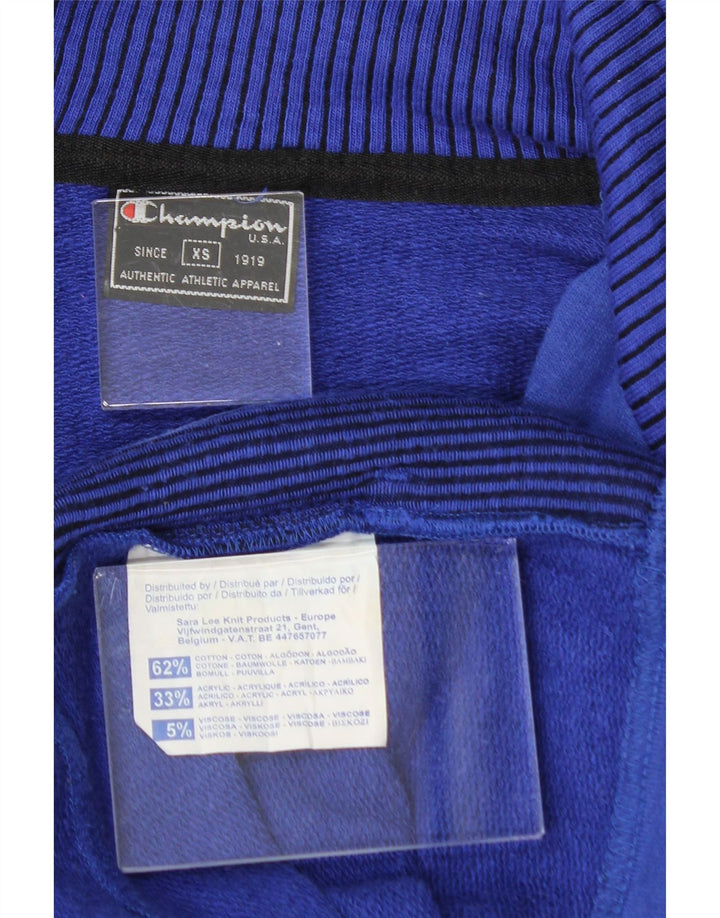 CHAMPION Mens Tracksuit Top Jacket XS Blue Cotton Vintage Champion and Second-Hand Champion from Messina Hembry 