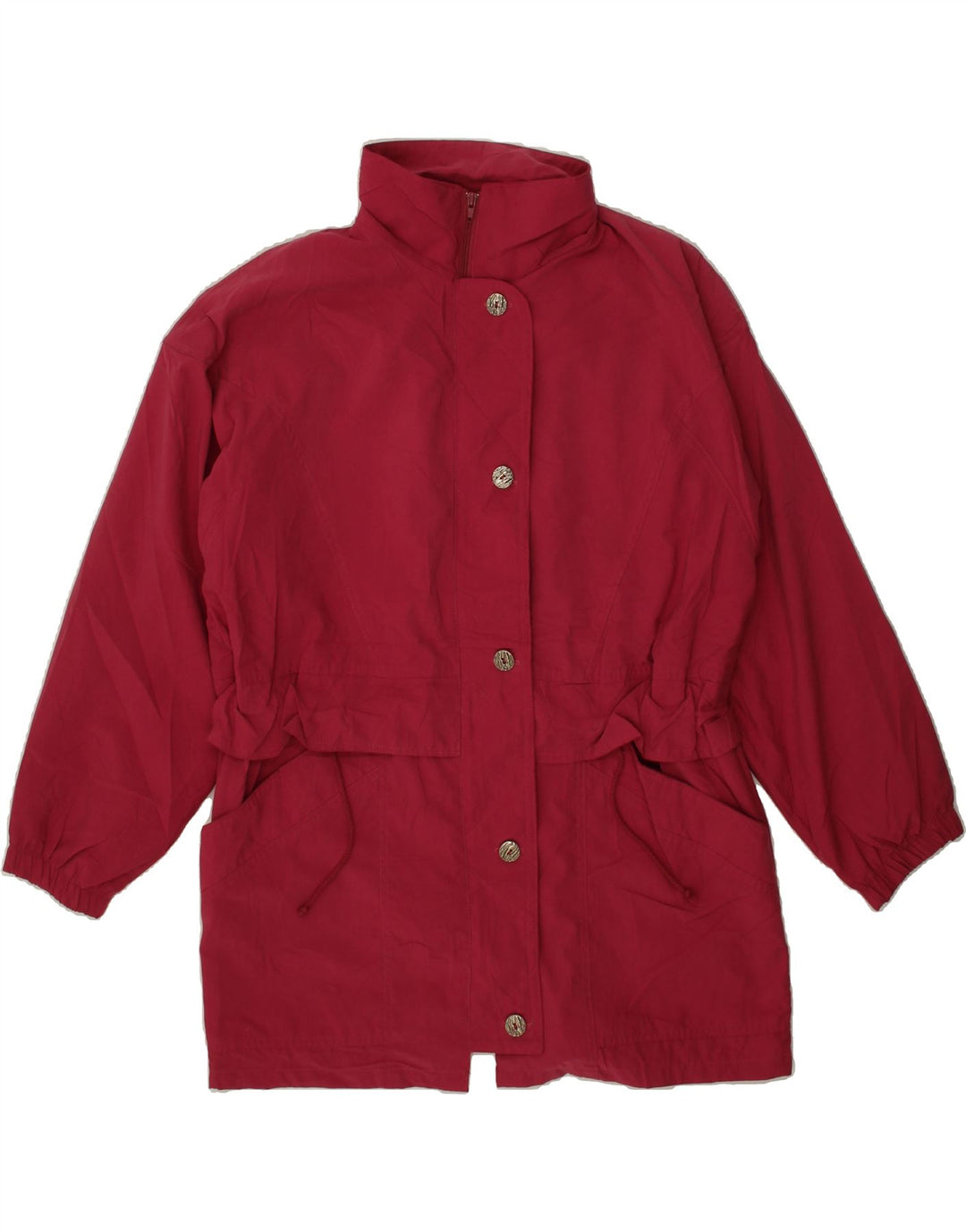 VINTAGE Womens Raincoat US 14 XL Pink Polyester Vintage Vintage and Second-Hand Vintage from Messina Hembry 