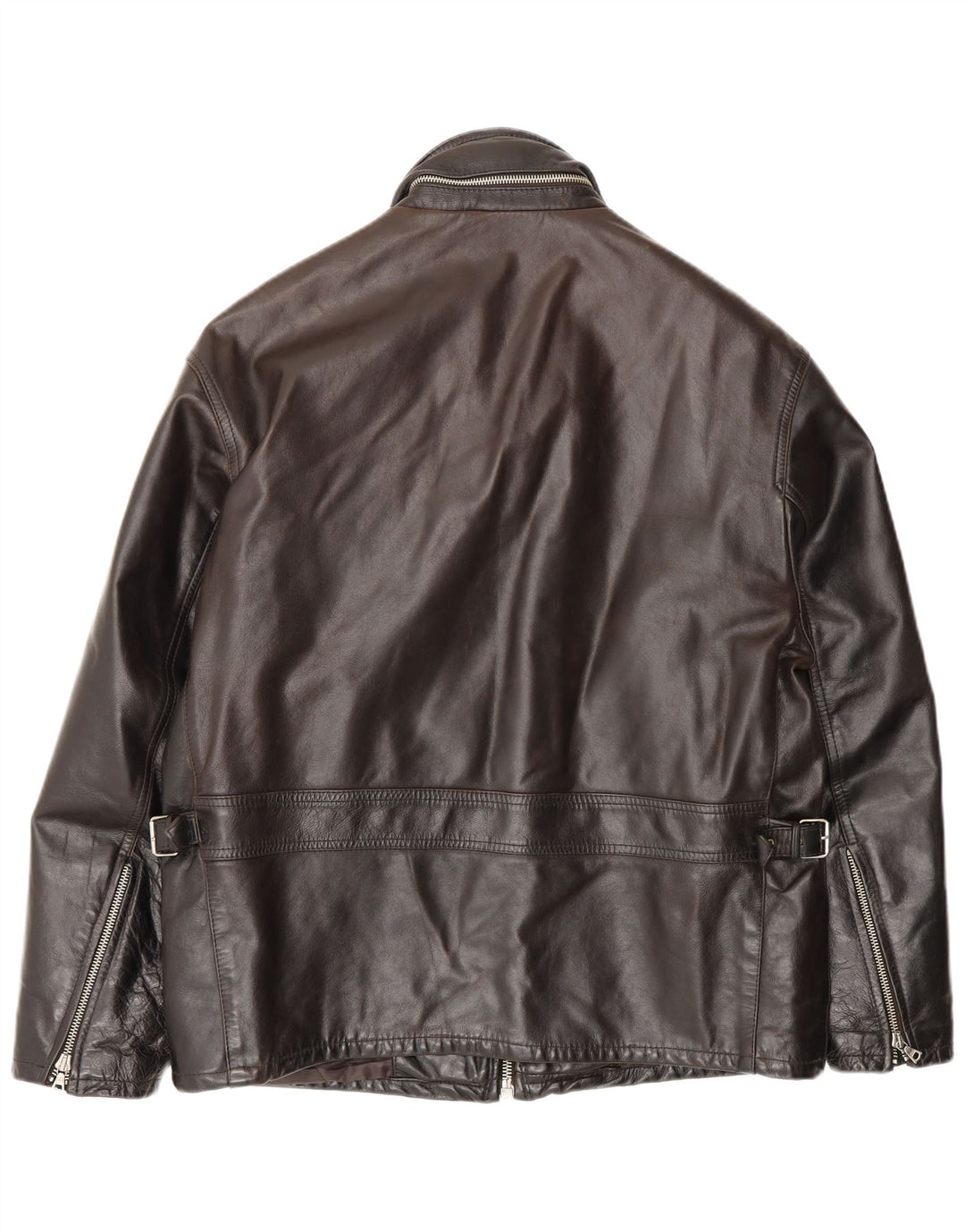 Conbipel Herre Natural Wear Læderjakke UK 38 Medium Brun Læder