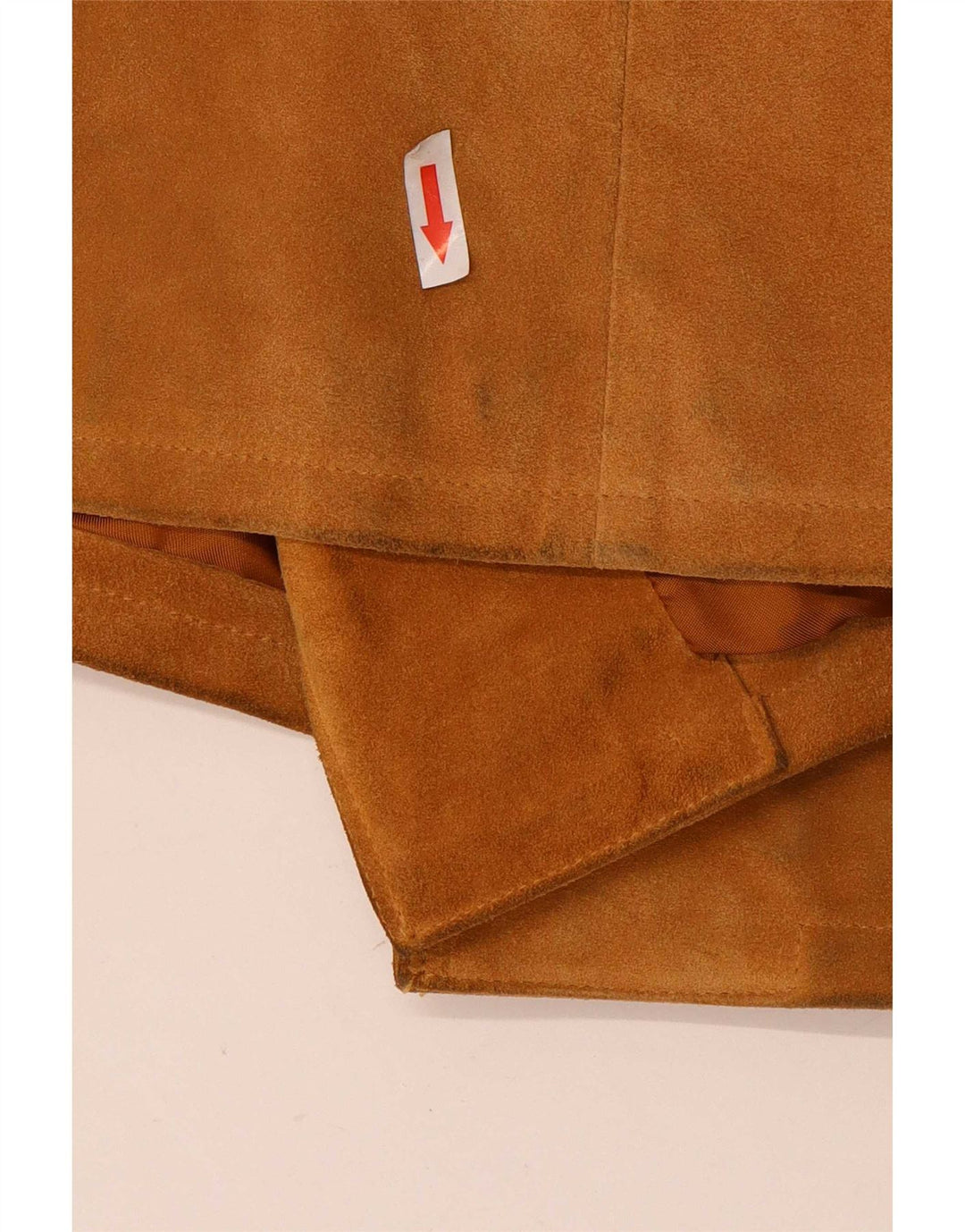 Vintage ruskindsfrakke til kvinder IT 42 Medium Beige Læder