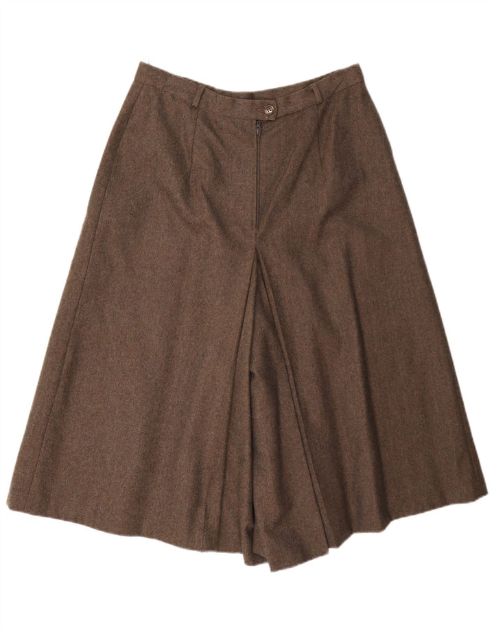 LE TRUC Womens High Waist Cullotes Shorts EU 40 Medium W27 Brun