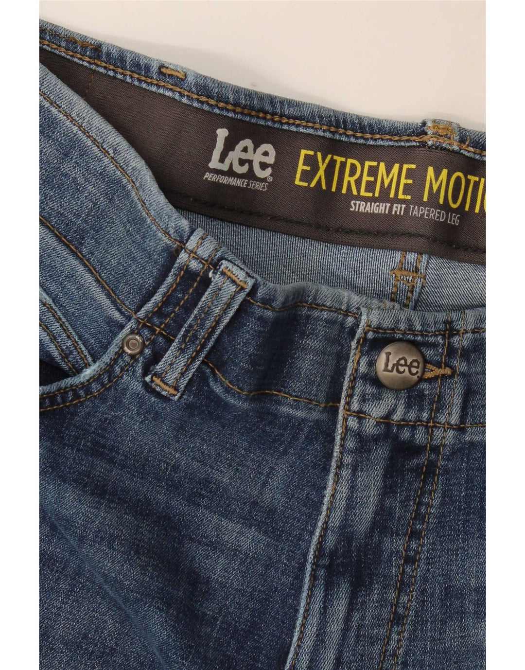 Lee Herre lige tilspidsede jeans W34 L31 Blå