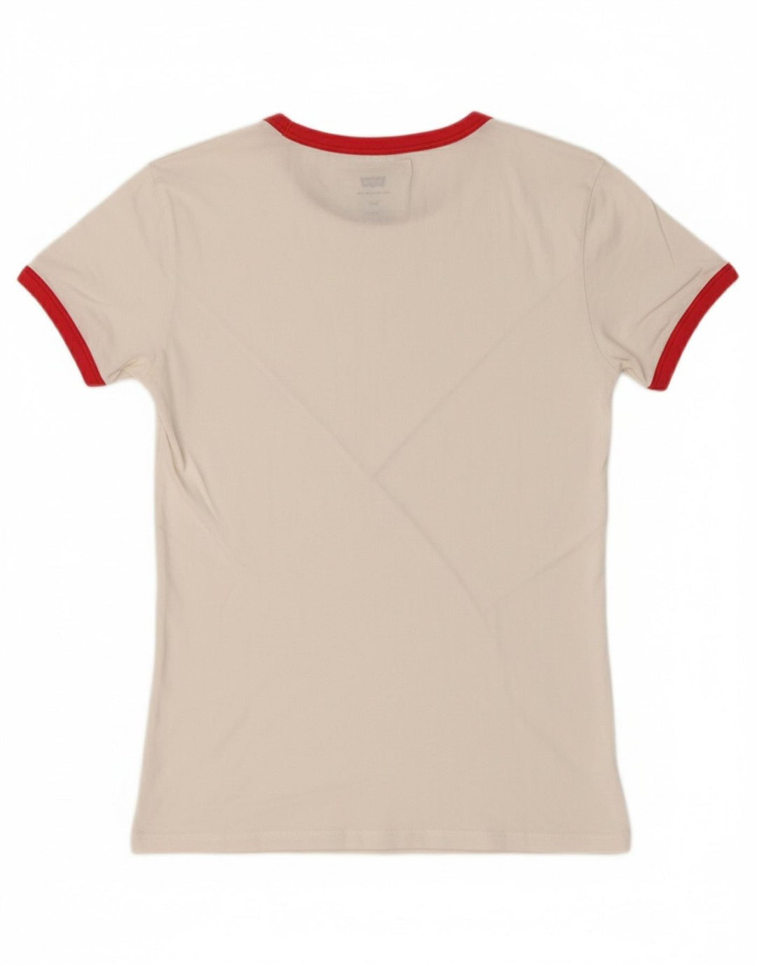 LEVI'S Womens T-Shirt Top UK 2 2XS White Cotton