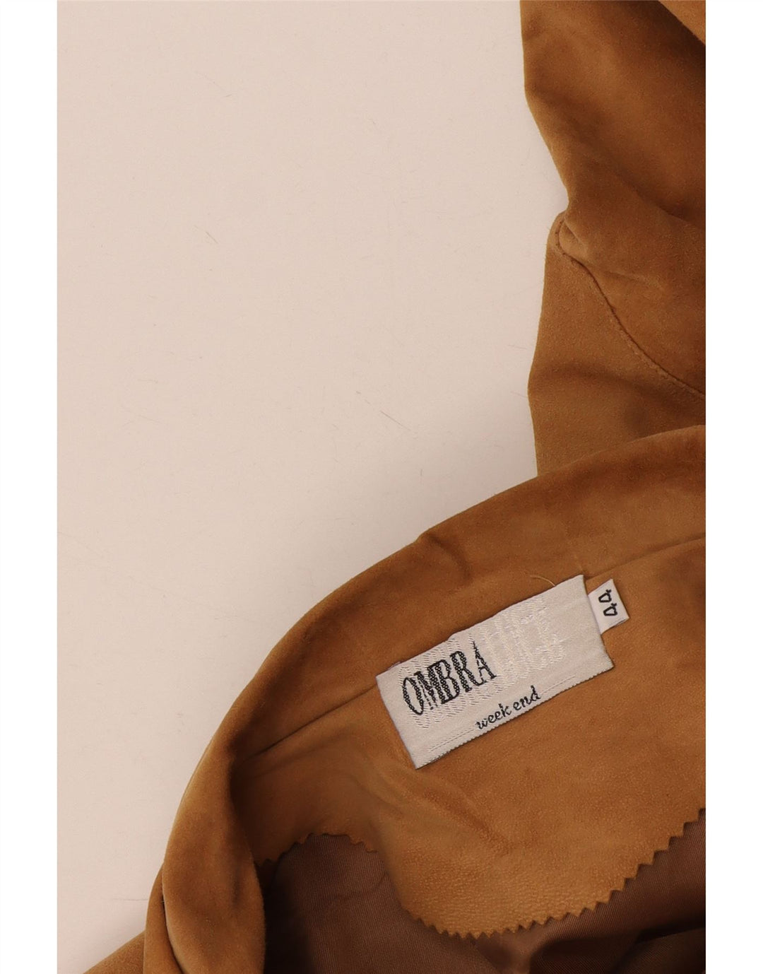 Ombraluce Dame Ruskind Overfrakke IT 44 Medium Beige