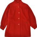 VINTAGE Womens Overcoat EU 44 Large Red Wool | Vintage Vintage | Thrift | Second-Hand Vintage | Used Clothing | Messina Hembry 