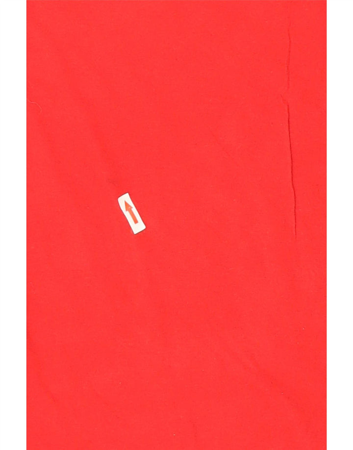 Nike Herre Athletic Cut Grafisk T-Shirt Top 2XL Rød Bomuld