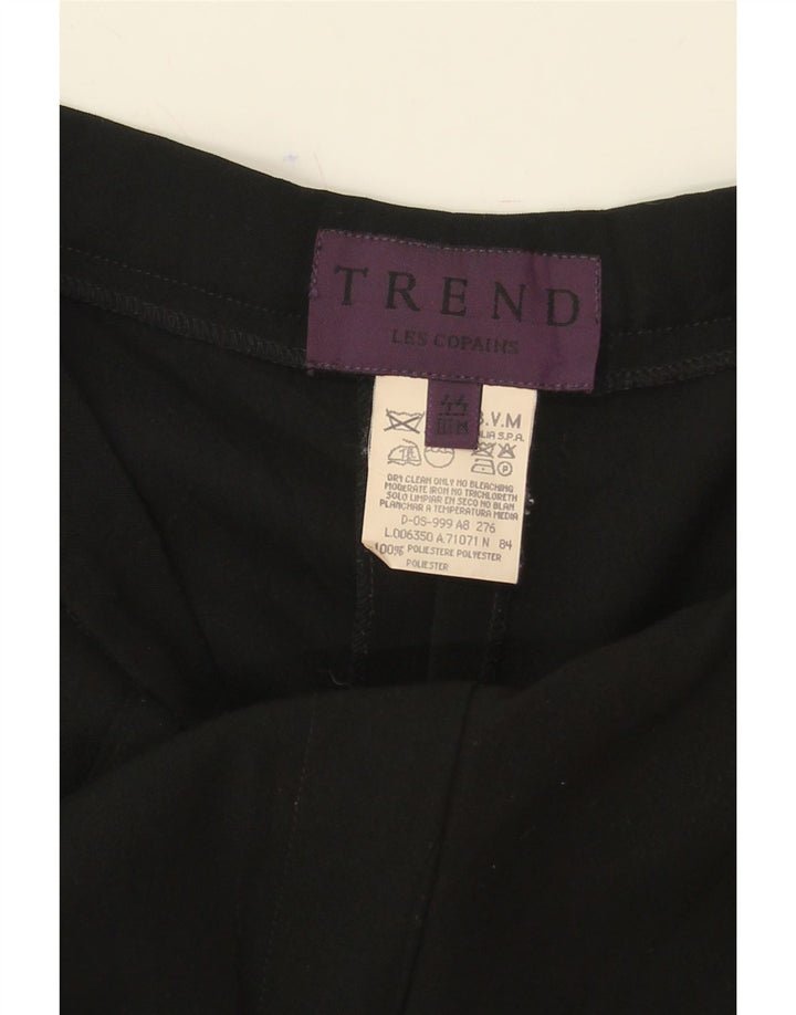 LES COPAINS Womens Pegged Chino Trousers IT 44 Medium W28 L26 Black Vintage Les Copains and Second-Hand Les Copains from Messina Hembry 
